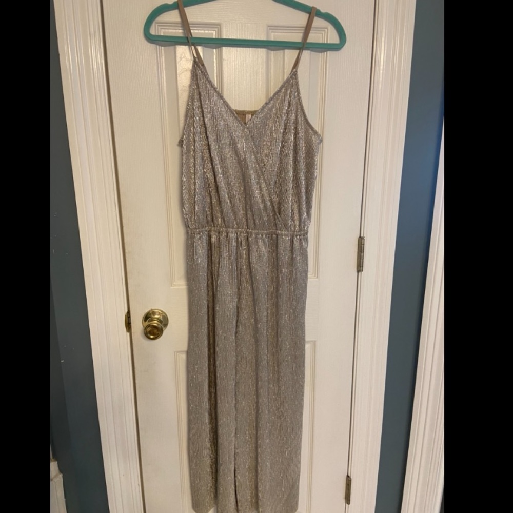 Xhileration by Target gold jumpsuit